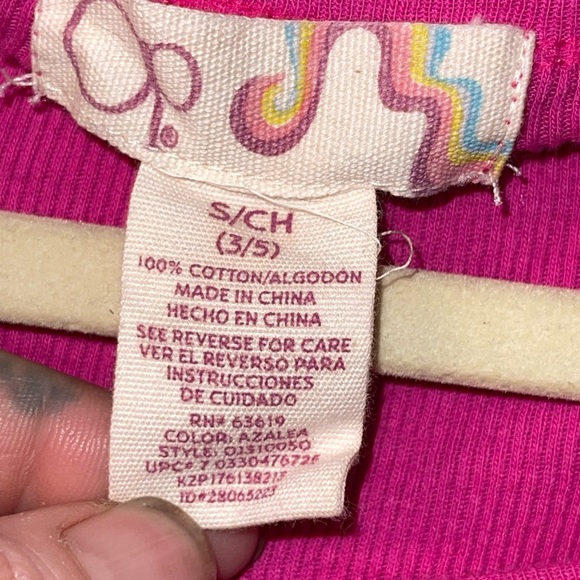 💕 TRADED💕OP Y2K pink ribbed embellished long sleeve shirt - Picture 3 of 3